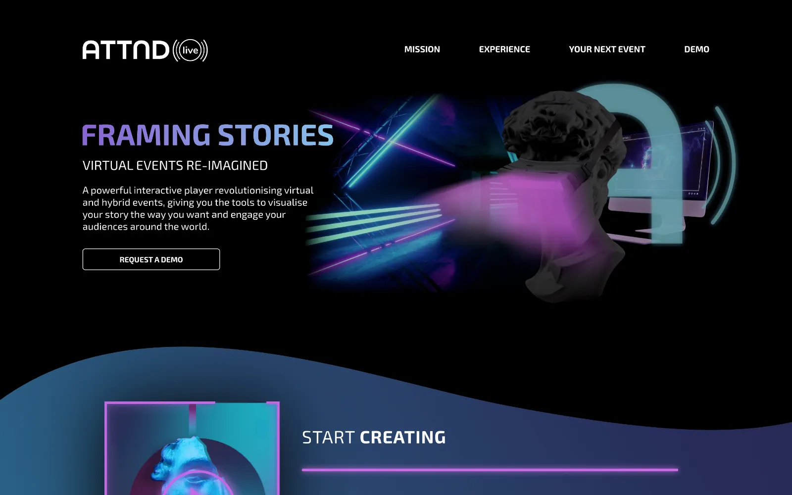 ATTND [live] website